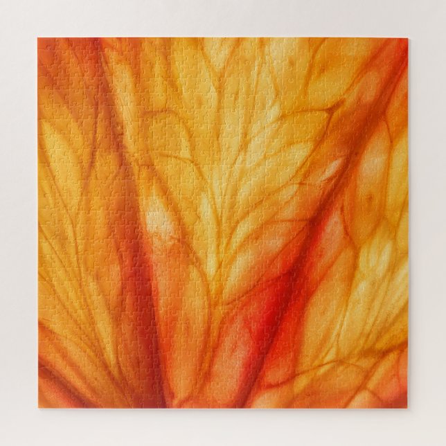 Puzzle Macro aux agrumes : Orange de sang Abstrait. (Vertical)