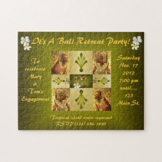 Puzzle Mad About Bali Invitation