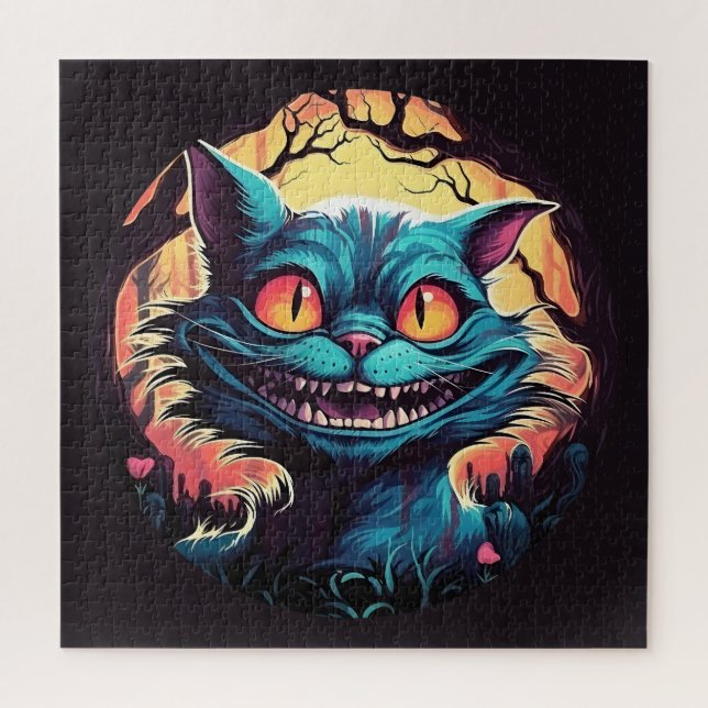 Puzzle Mad Cheshire Cat Alice au Pays des merveilles (Vertical)