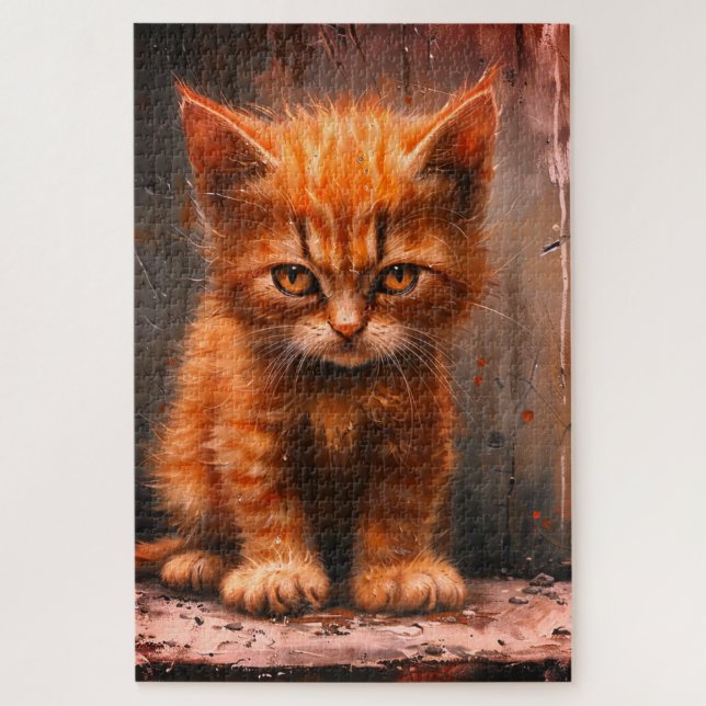 Puzzle Mad Kitten (Vertical)