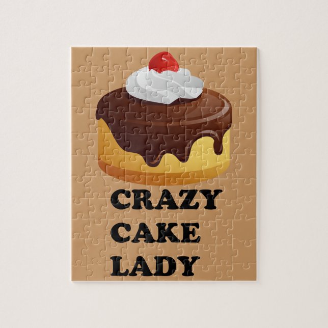 Puzzle Madame folle de gâteau (Vertical)