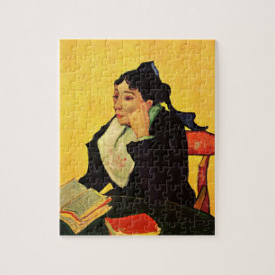 Puzzle Madame Ginoux avec des livres par Vincent van Gogh