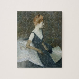 Puzzle Madame Marthe Le Tellier Sitting sur un sofa