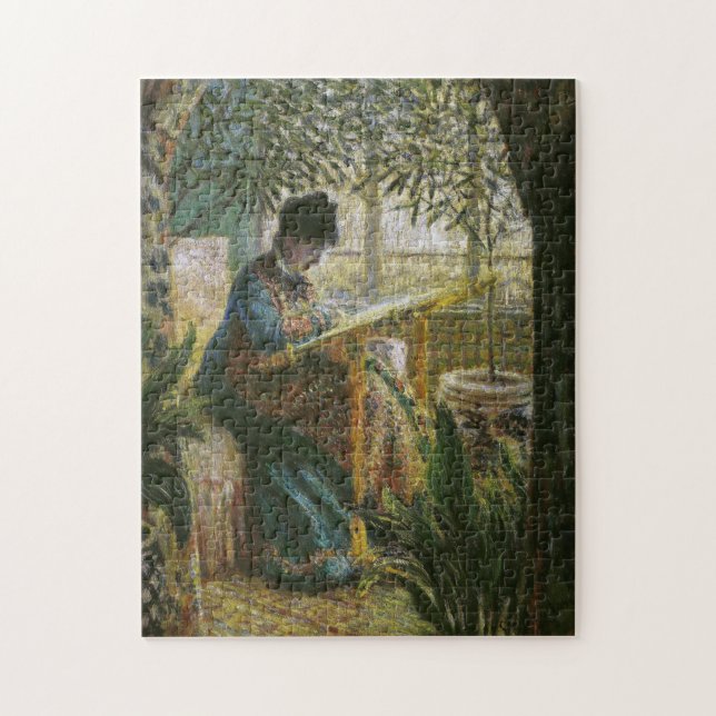 Puzzle Madame Monet Monet Art (Vertical)