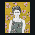 Puzzle Madame rose de fleur - jaune<br><div class="desc">Madame rose I de fleur par MELiSSA Wang. | 140354D</div>