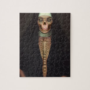 Puzzle Madame Skull Skeleton de nonne d'horreur de fluage