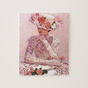 Puzzle Madame victorienne romantique