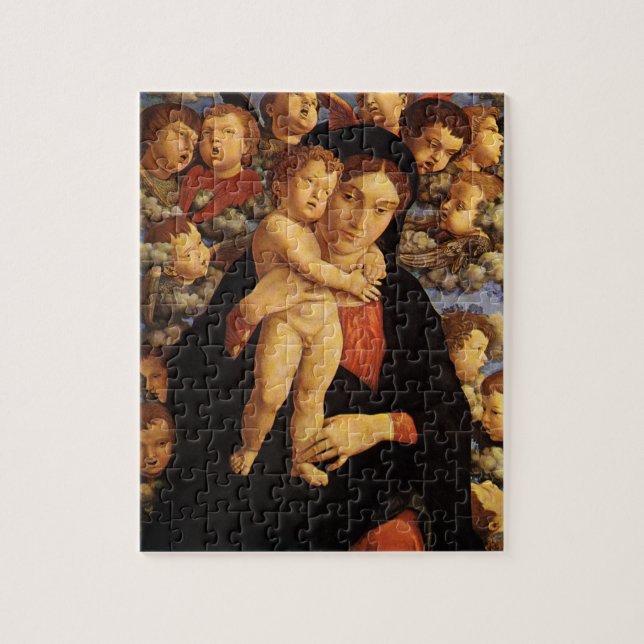 Puzzle Madone des Chérubins par Andrea Mantegna (Vertical)