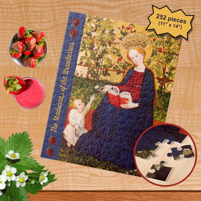 Puzzle Madone des fraises (M 058) (Créateur téléchargé)