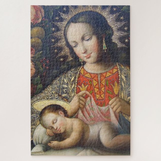 Puzzle Madone et Enfant (Vertical)