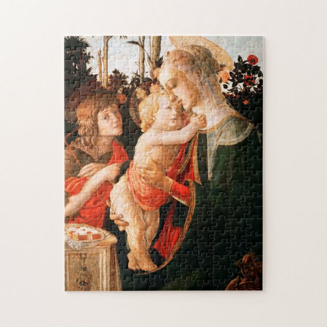 Puzzle Madone et Enfant avec saint Jean-Baptiste (Vertical)