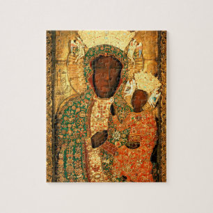 Puzzle Madone noire et Enfant Notre-Dame de Czestochowa