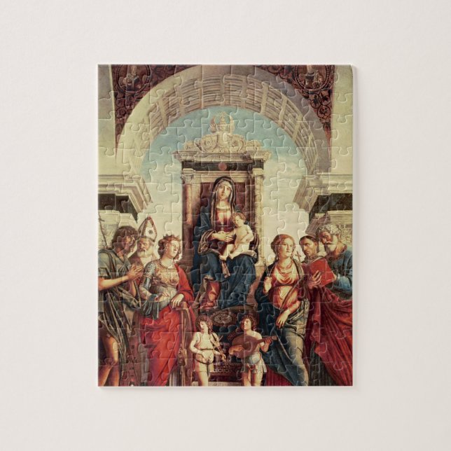 Puzzle Madonna et enfant avec des saints (Vertical)