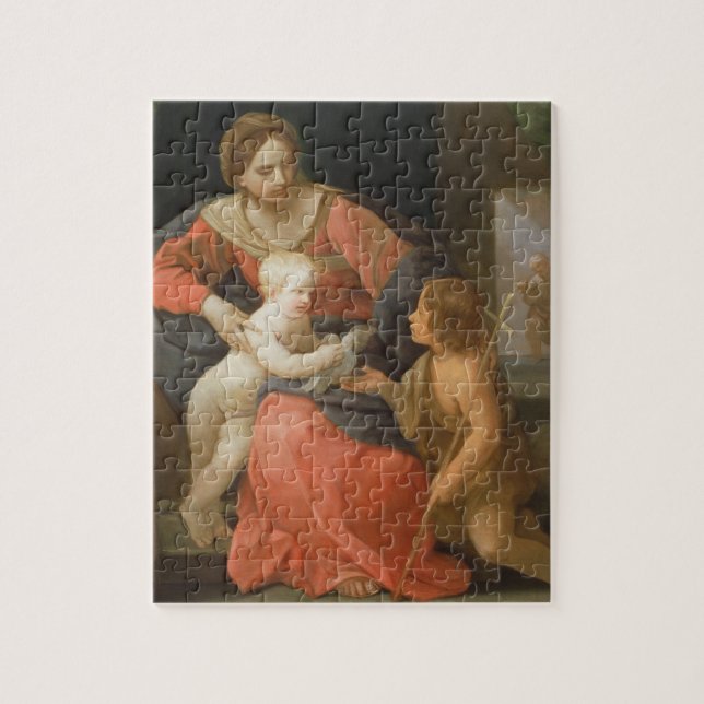 Puzzle Madonna et enfant avec St John le baptiste (Vertical)