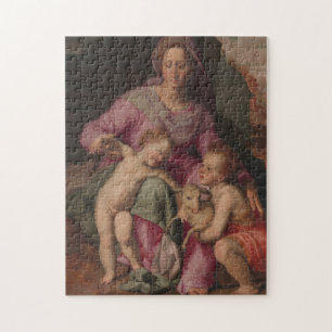 Puzzle Madonna et enfant avec St John le baptiste