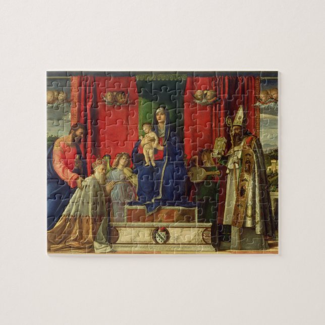 Puzzle Madonna et enfant (retable de Barbarigo) 1488 (Horizontal)