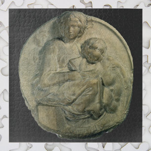 Puzzle Madonna et Enfant, Tondo Pitti par Michelangelo
