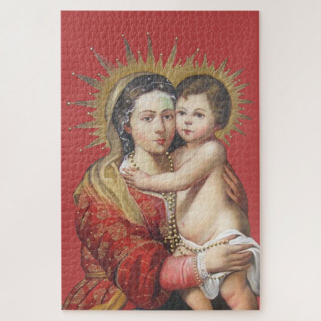Puzzle Madonna et l'enfant (Vertical)
