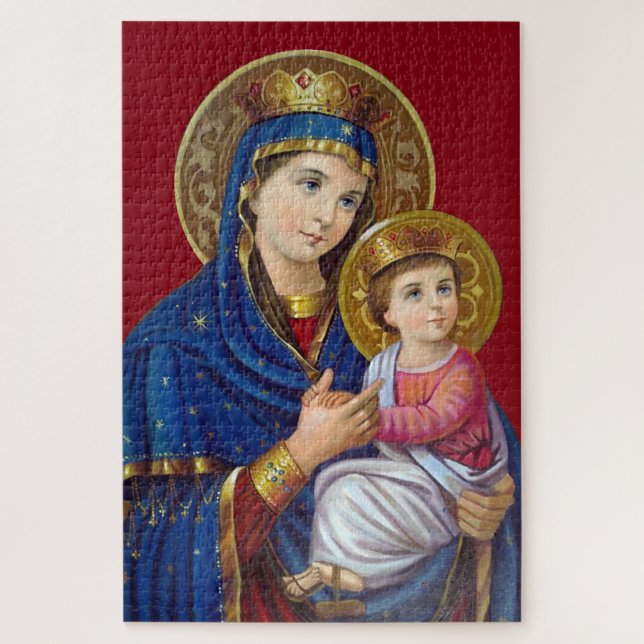 Puzzle Madonna et l'enfant (Vertical)