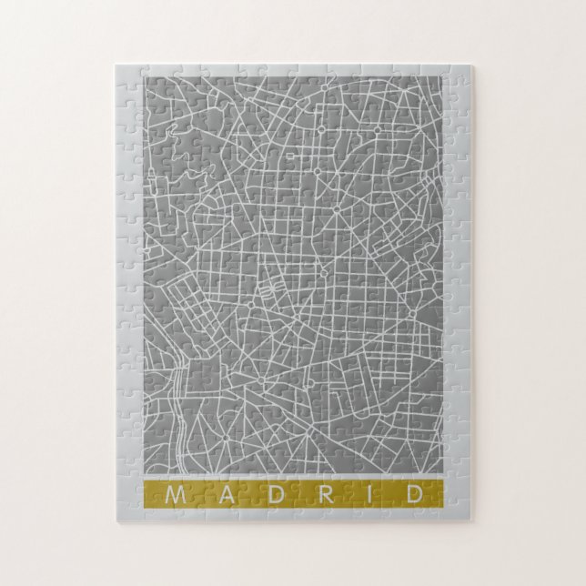 Puzzle Madrid map (Vertical)