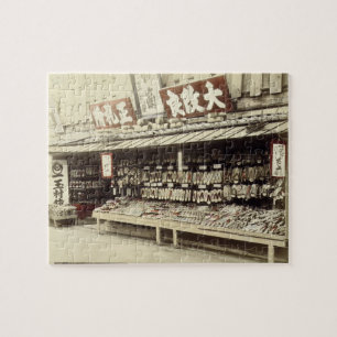 Puzzle Magasin de chaussure à Kyoto, c.1890 (photo