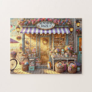 Puzzle Magasin de Cottage Côté Mer Journées Ensoleillées