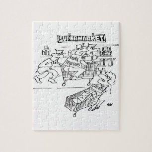 Puzzle Magasin de détectives dans un supermarché