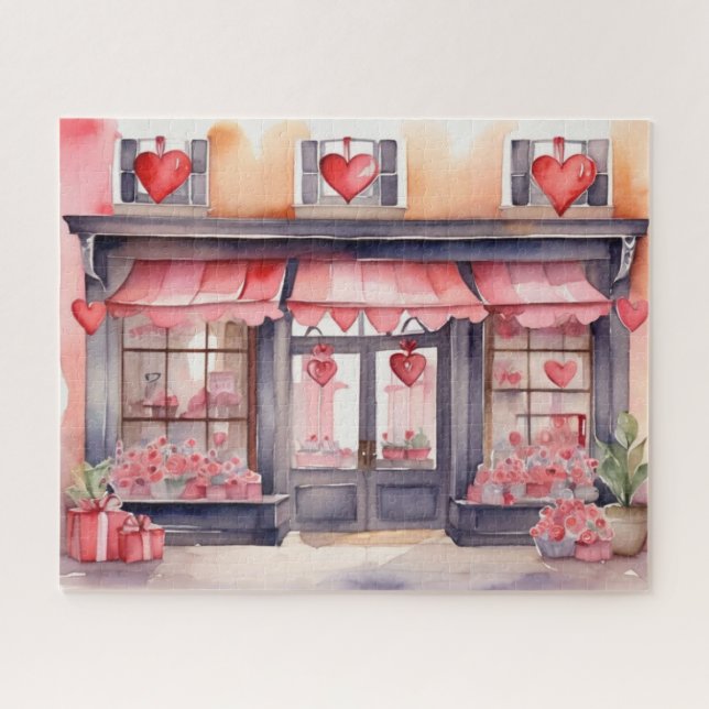 Puzzle Magasin de la vieille ville de Saint Valentin (Horizontal)