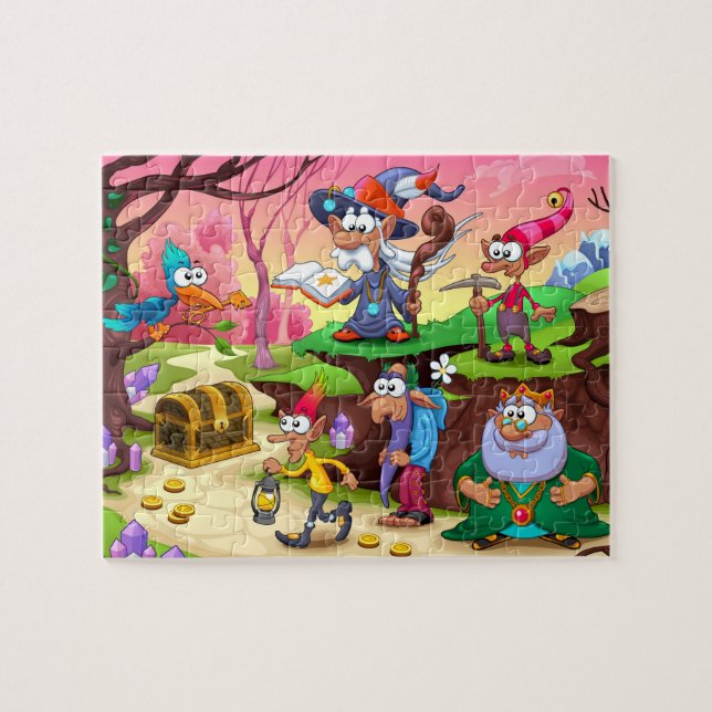Puzzle Magasin de mignonne coloré Trésor (Horizontal)