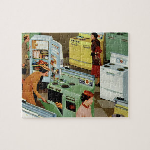 Puzzle Magasin de salle d'exposition d'appareils vintage 
