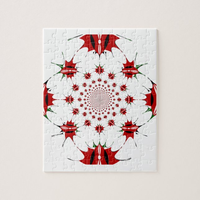 Puzzle Magic Kenya : Kaleidoscope 🇰 identité culturelle  (Vertical)