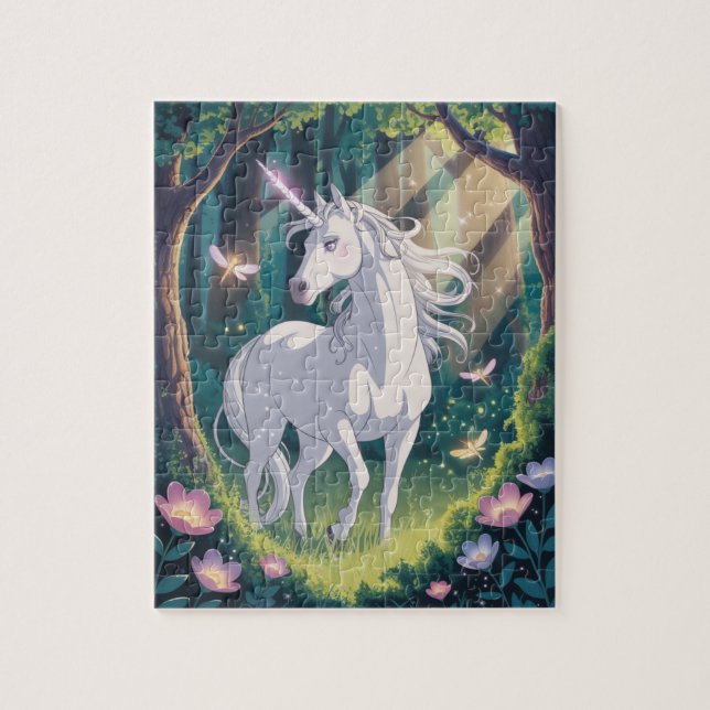 Puzzle Magical unicorn forest (Vertical)