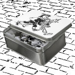 Puzzle Magicien vintage d'Oz Dorothy dormant avec des pav<br><div class="desc">Illustration vintage contes de fées classiques et comptines image de William Wallace Denslow, tirée du livre de l'époque victorienne The Wonderful Wizard of Oz de L. Frank Baum. Un dessin noir et blanc avec le Scarecrow et Tin Woodsman aidant Dorothy et son chien de compagnie Toto à s'échapper du champ...</div>