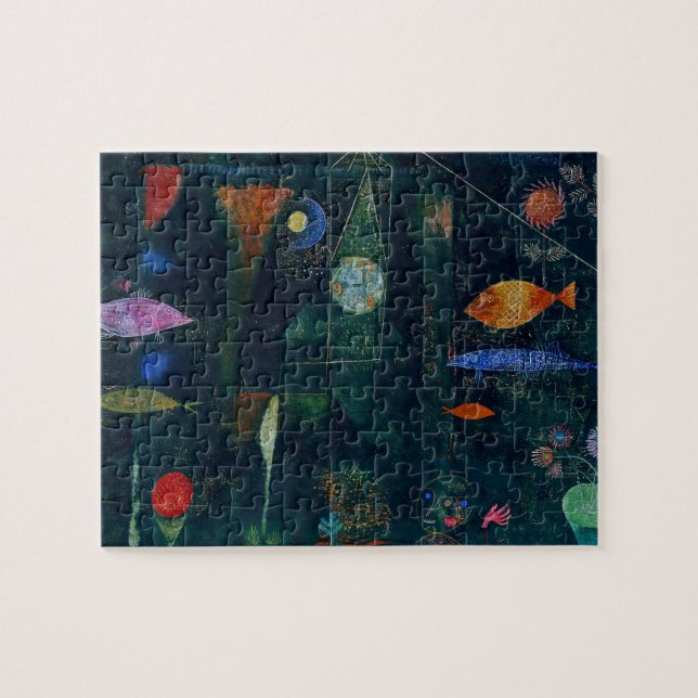 Puzzle Magie de poisson de Paul Klee Peinture Abstraite A (Horizontal)
