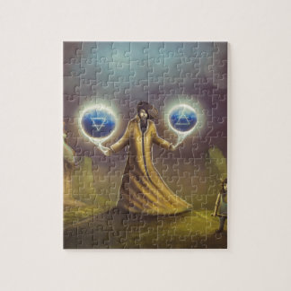 Puzzle magie d'imaginaire de magicien
