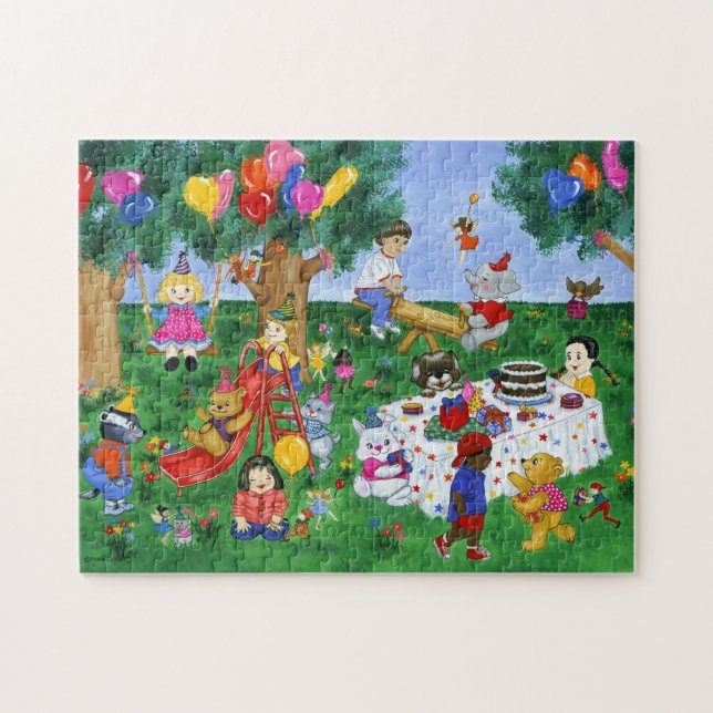 Puzzle magique d'anniversaire (Horizontal)