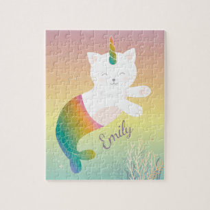Puzzle Magique Mermaid Kitty Parties scintillant arc-en-c