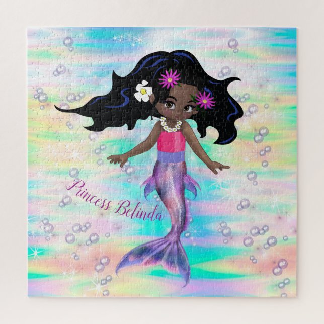 Puzzle Magique Rainbow Baby Girl Mermaids (Vertical)