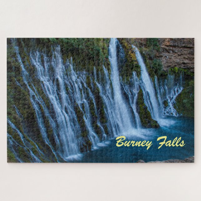 Puzzle Magnet de Burney Falls (Horizontal)