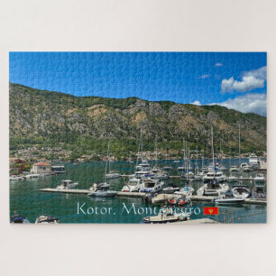 Puzzle Magnifique baie de Kotor au Monténégro voyage