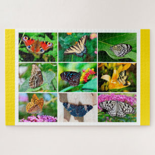 Puzzle Magnifique Collage de papillons, 12 ans et plus, 1