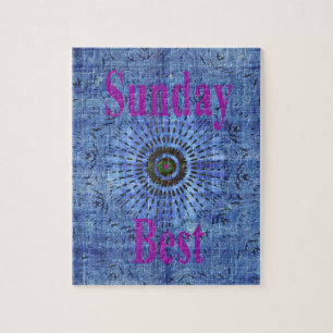 Puzzle Magnifique Conception de Denim Moderne Incroyable