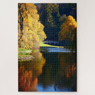 Puzzle Magnifique doré, automne à Stourhead.