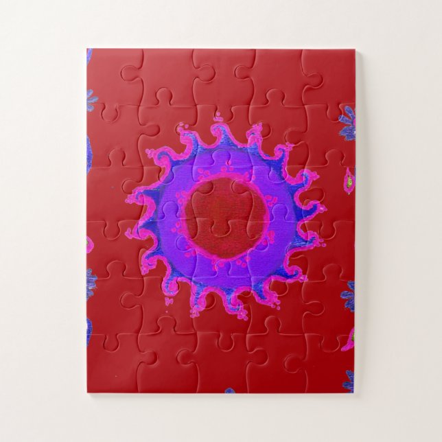 Puzzle Magnifique Inde extraordinaire Motif Mendi Art Des (Vertical)