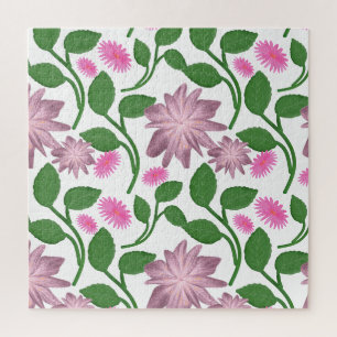 Puzzle Magnifique motif floral coloré