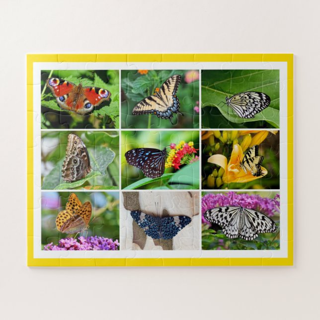Puzzle Magnifique Papillons Photo Collage, Age 5, 56 Pcs (Horizontal)