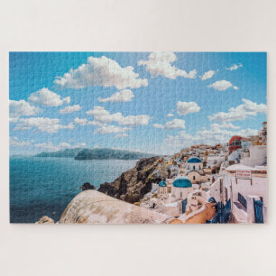 Puzzle Magnifique Santorin colorée