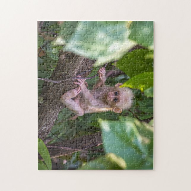 Puzzle Magnifique Stump Tail Macaque (Vertical)