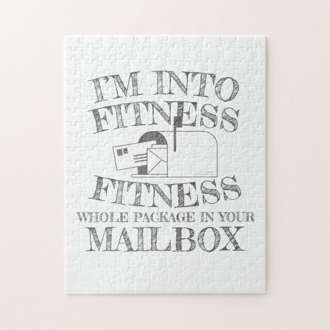 Puzzle Mailman Dans Fitness Package Dans Votre Boîte Aux  (Vertical)