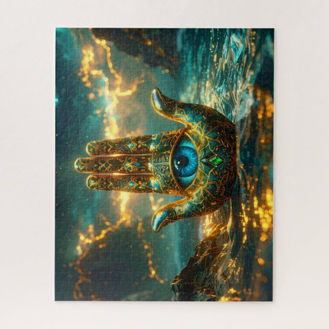 PUZZLE MAIN DE HAMSA – MAIN DE FATIMA – ZEN BOUDDHISME (Vertical)